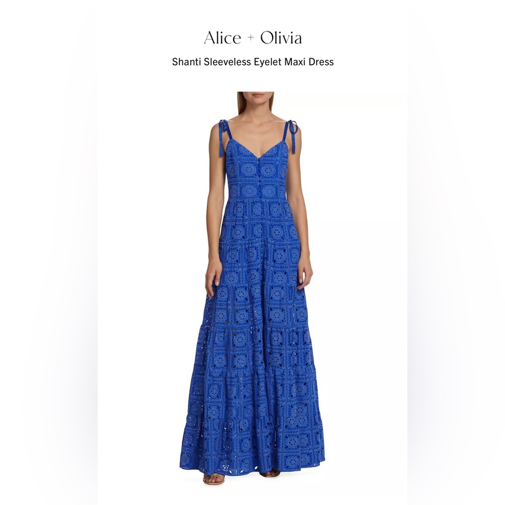 Alice and Olivia Blue Dress Size 12